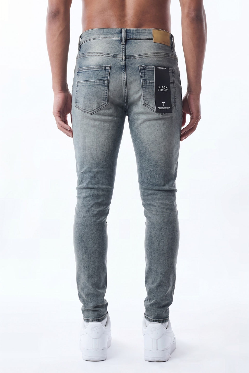 SLIM STRAIGHT JEAN - VINTAGE BLUE
