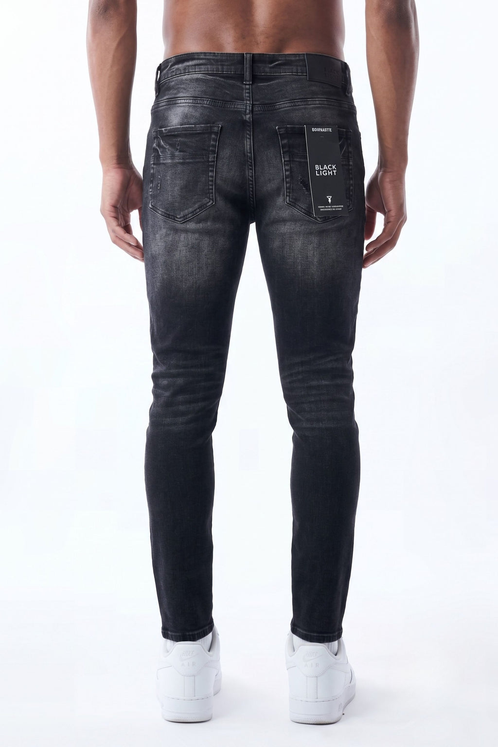 SLIM STRAIGHT JEAN - TRUE BLACK