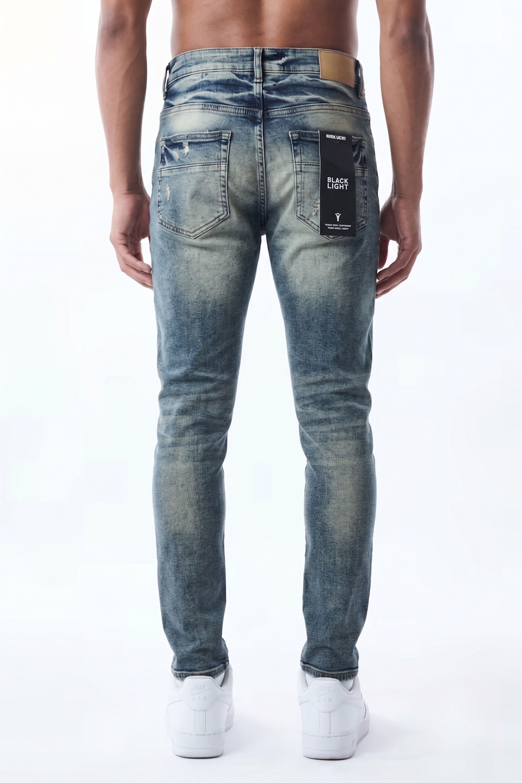 SLIM STRAIGHT JEAN - SMOKED INDIGO