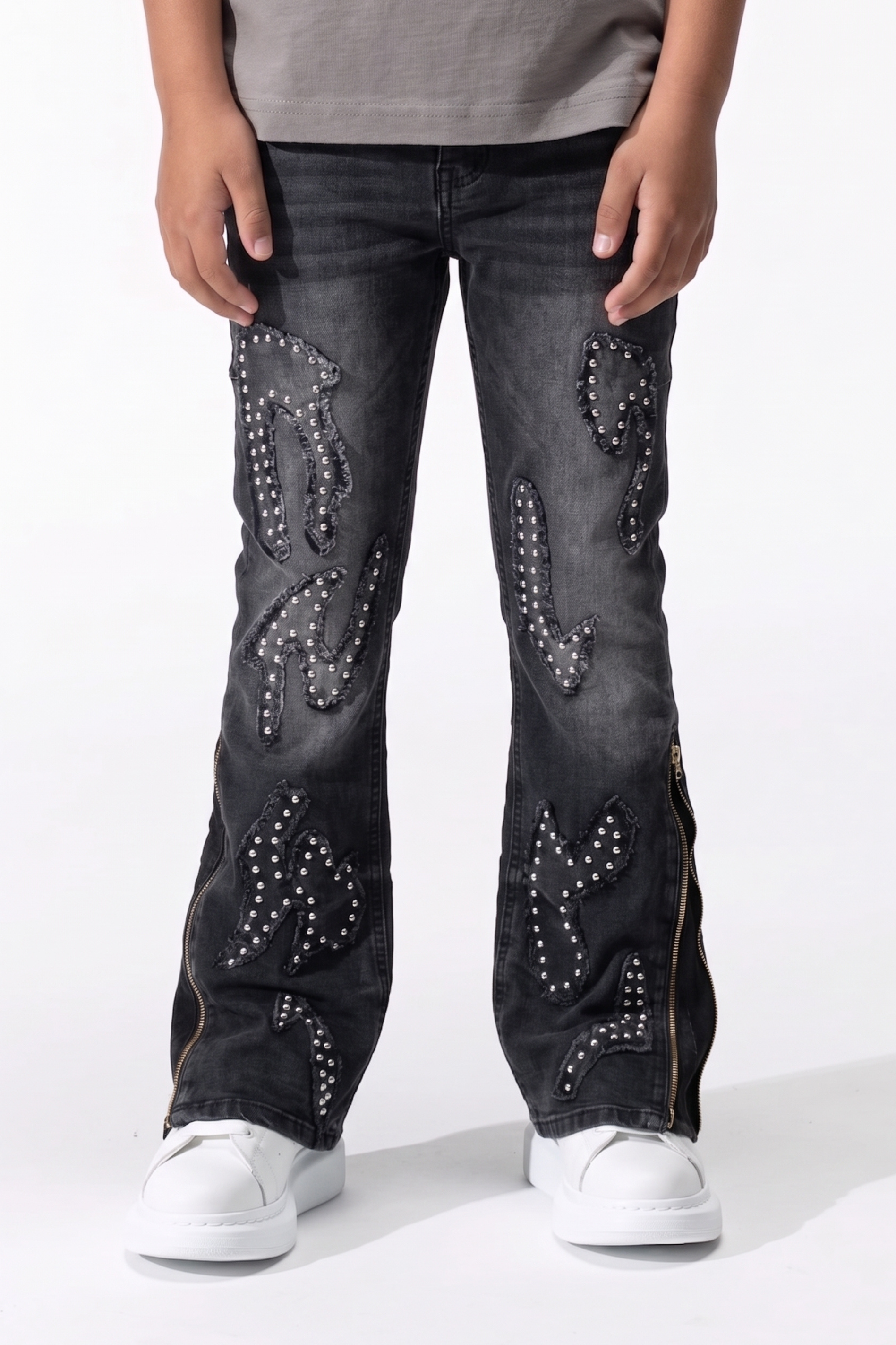 BOY'S META JEANS - BLACK