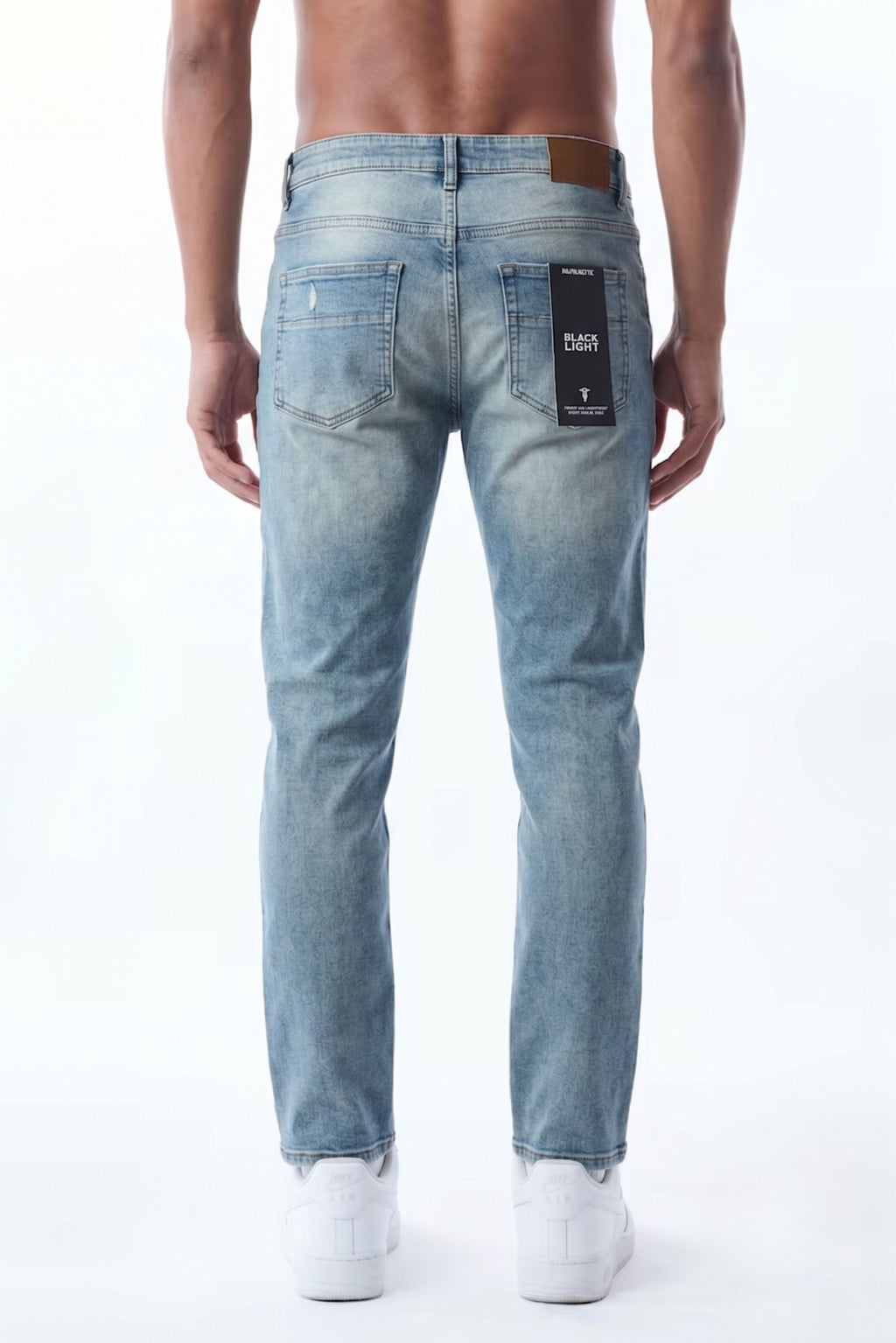 SLIM STRAIGHT JEAN - ICE BLUE