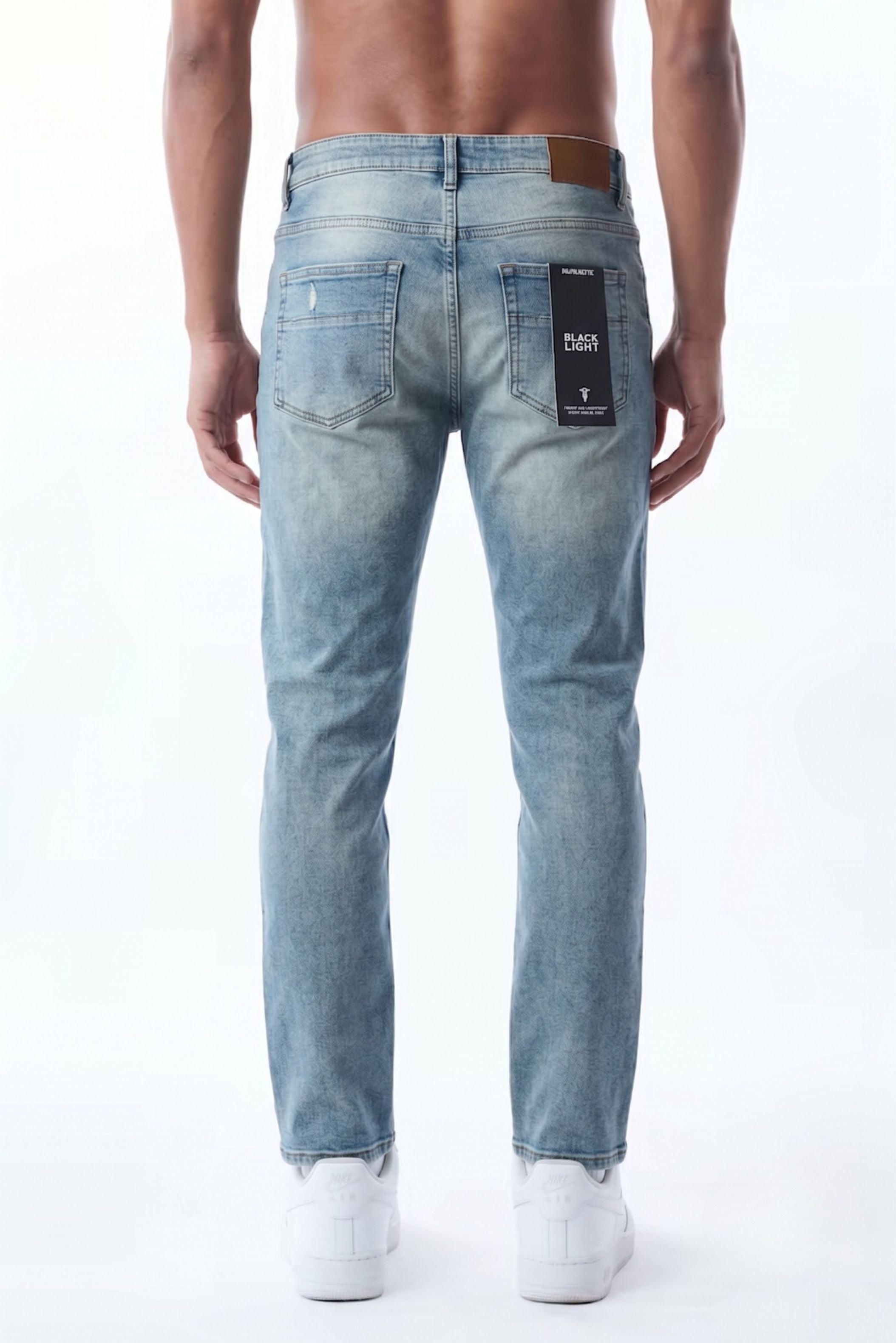 SLIM STRAIGHT JEAN - ICE BLUE