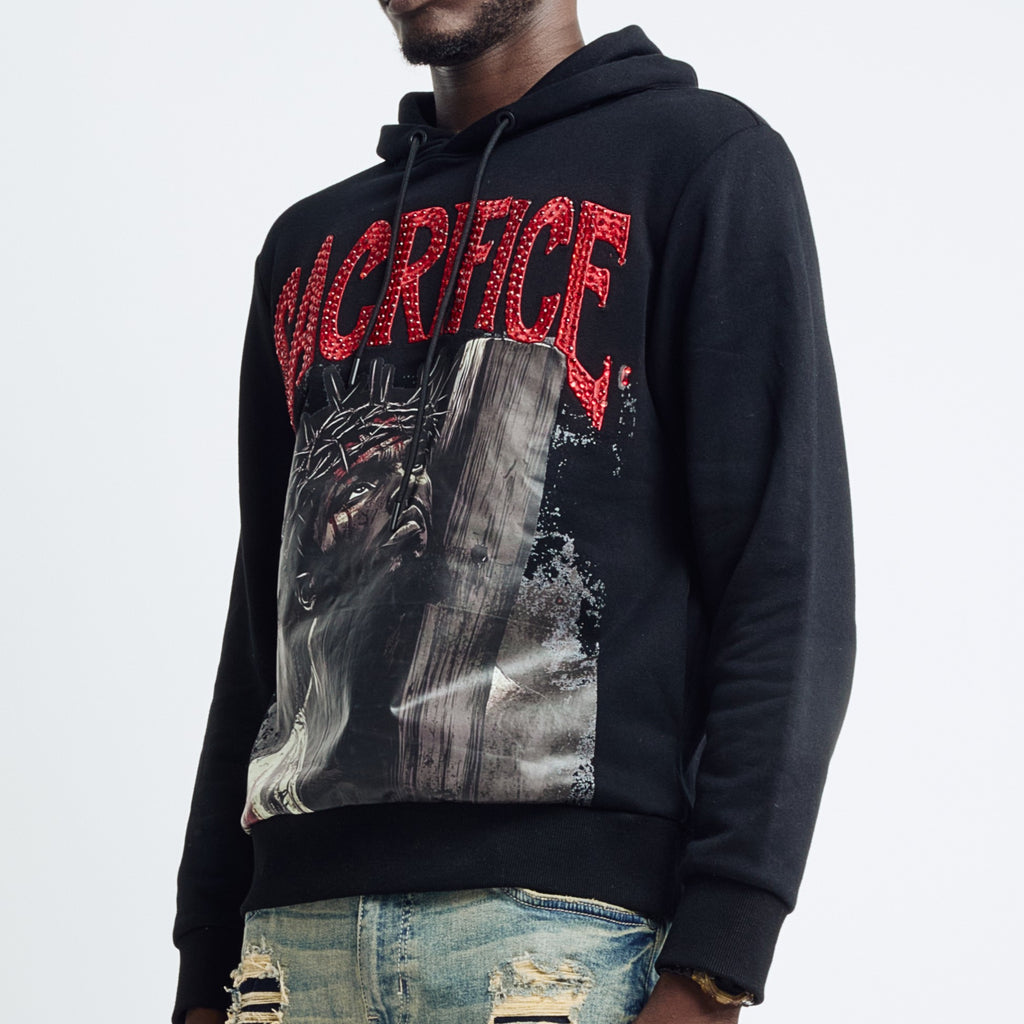SACRIFICE HOODIE - BLACK