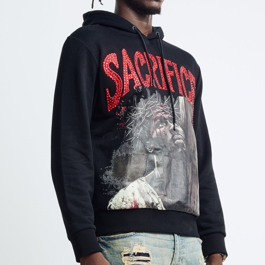 SACRIFICE HOODIE - BLACK