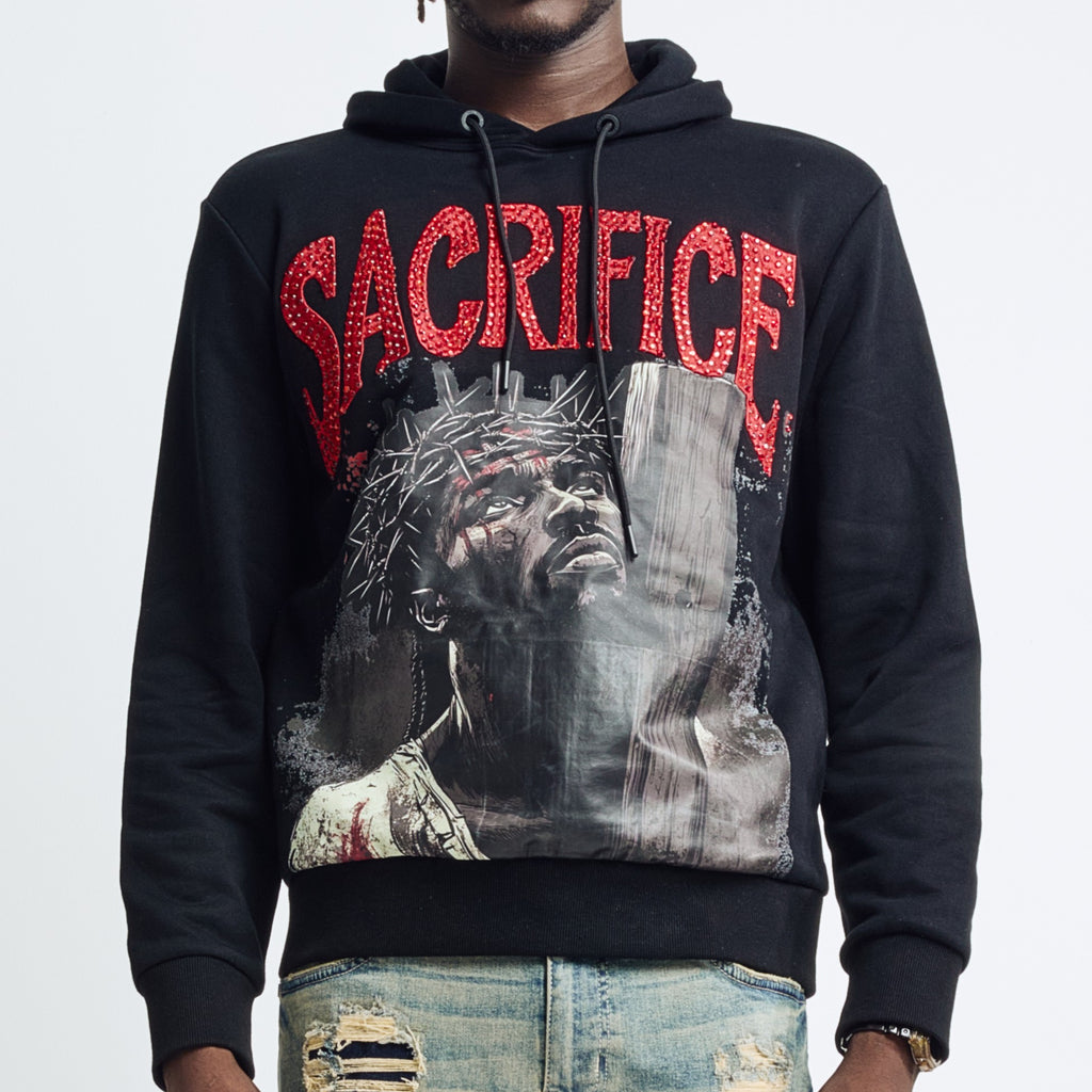 SACRIFICE HOODIE - BLACK