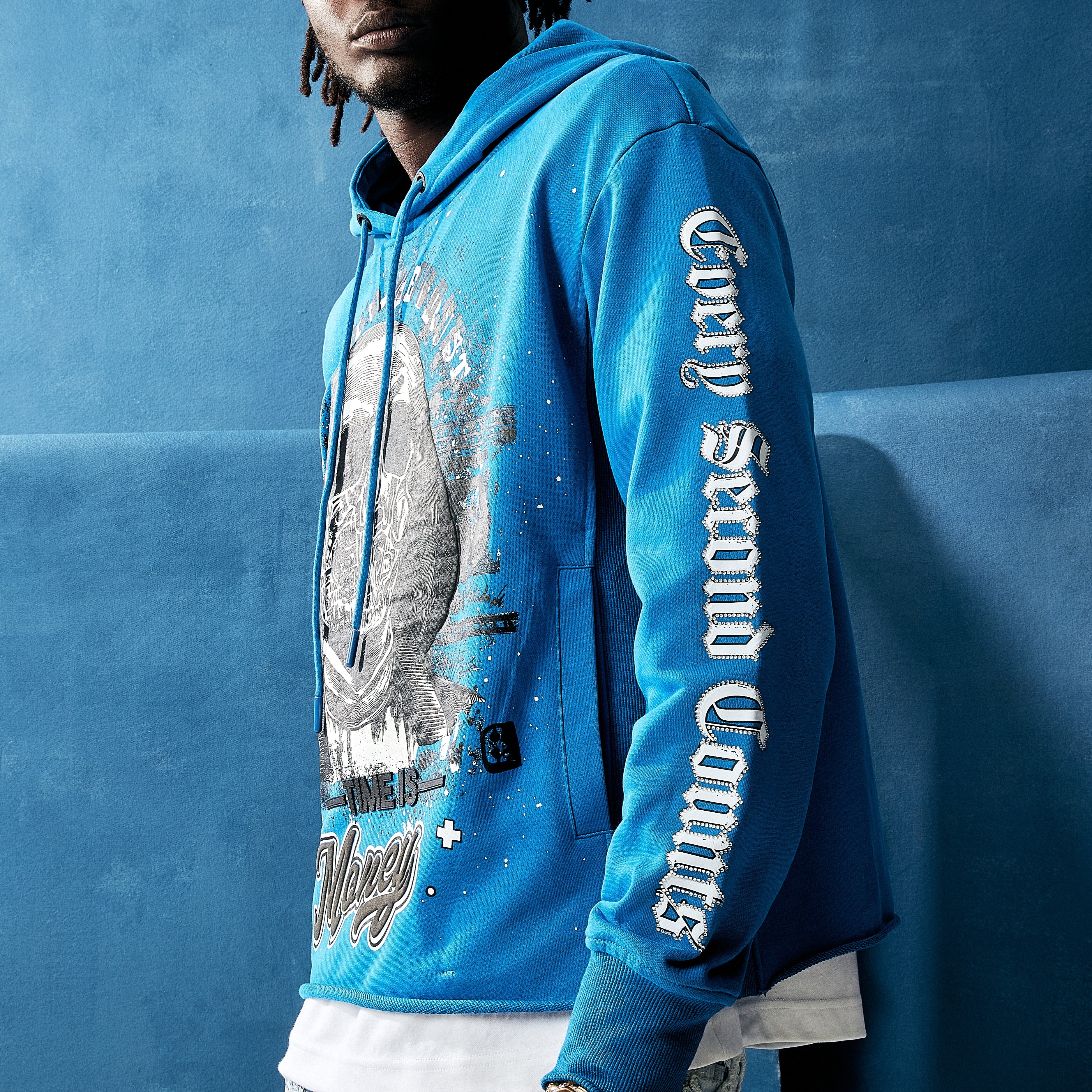 Money Grab Hoodie - Racer Blue