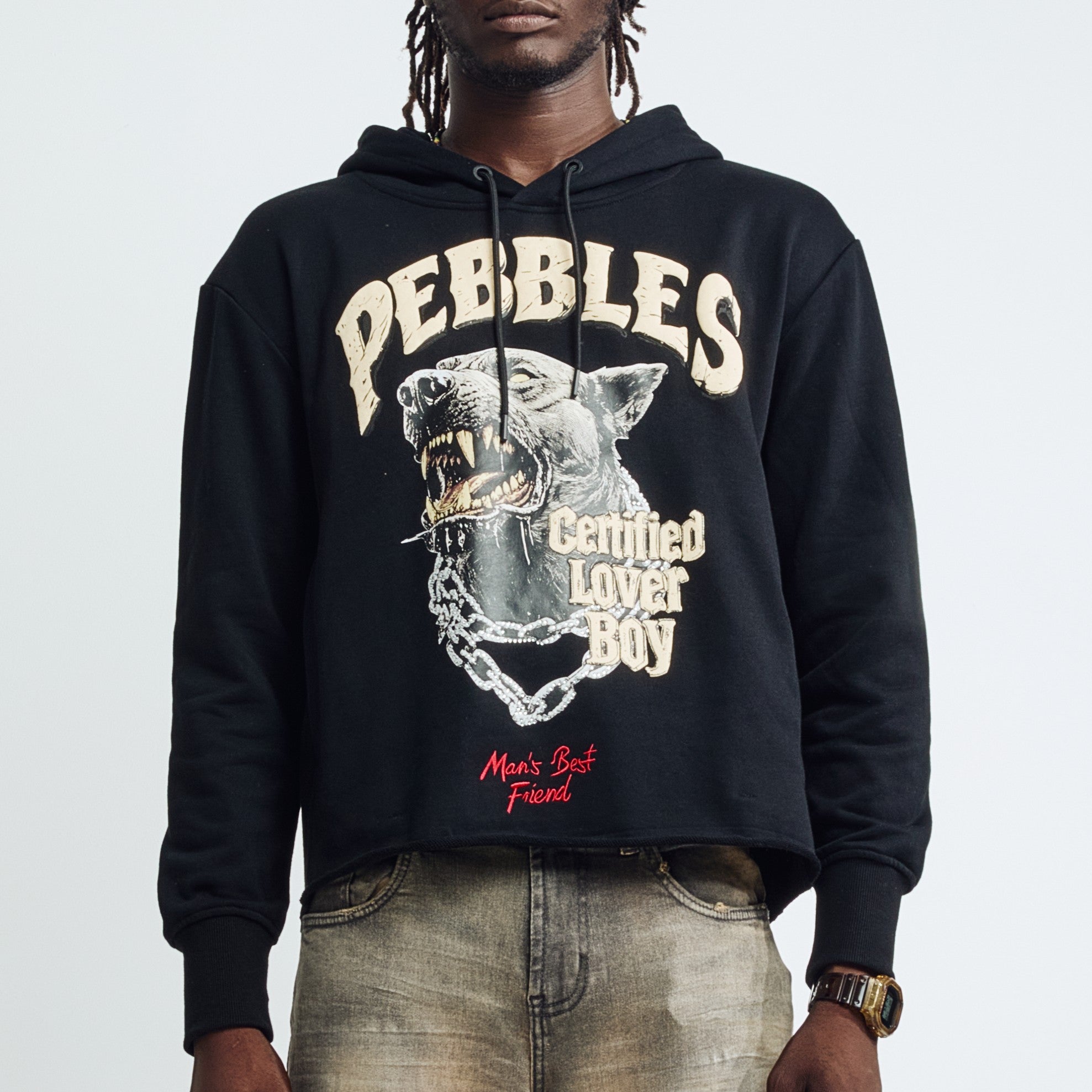 THE HOUND HOODIE - BLACK