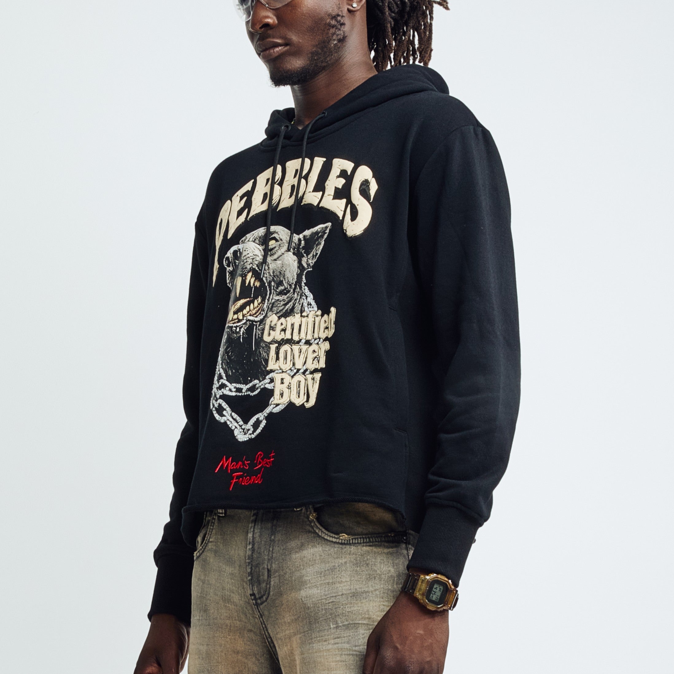 THE HOUND HOODIE - BLACK