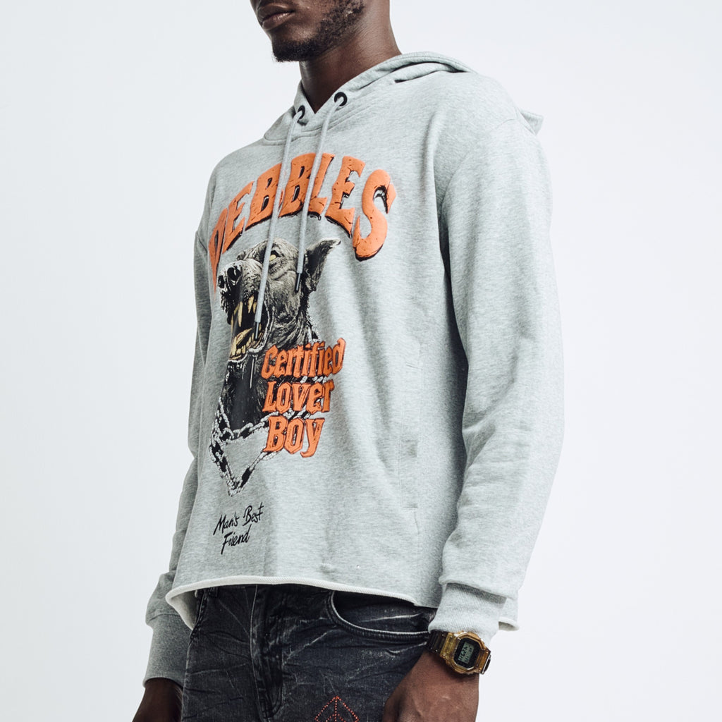 THE HOUND HOODIE - HEATHER GREY