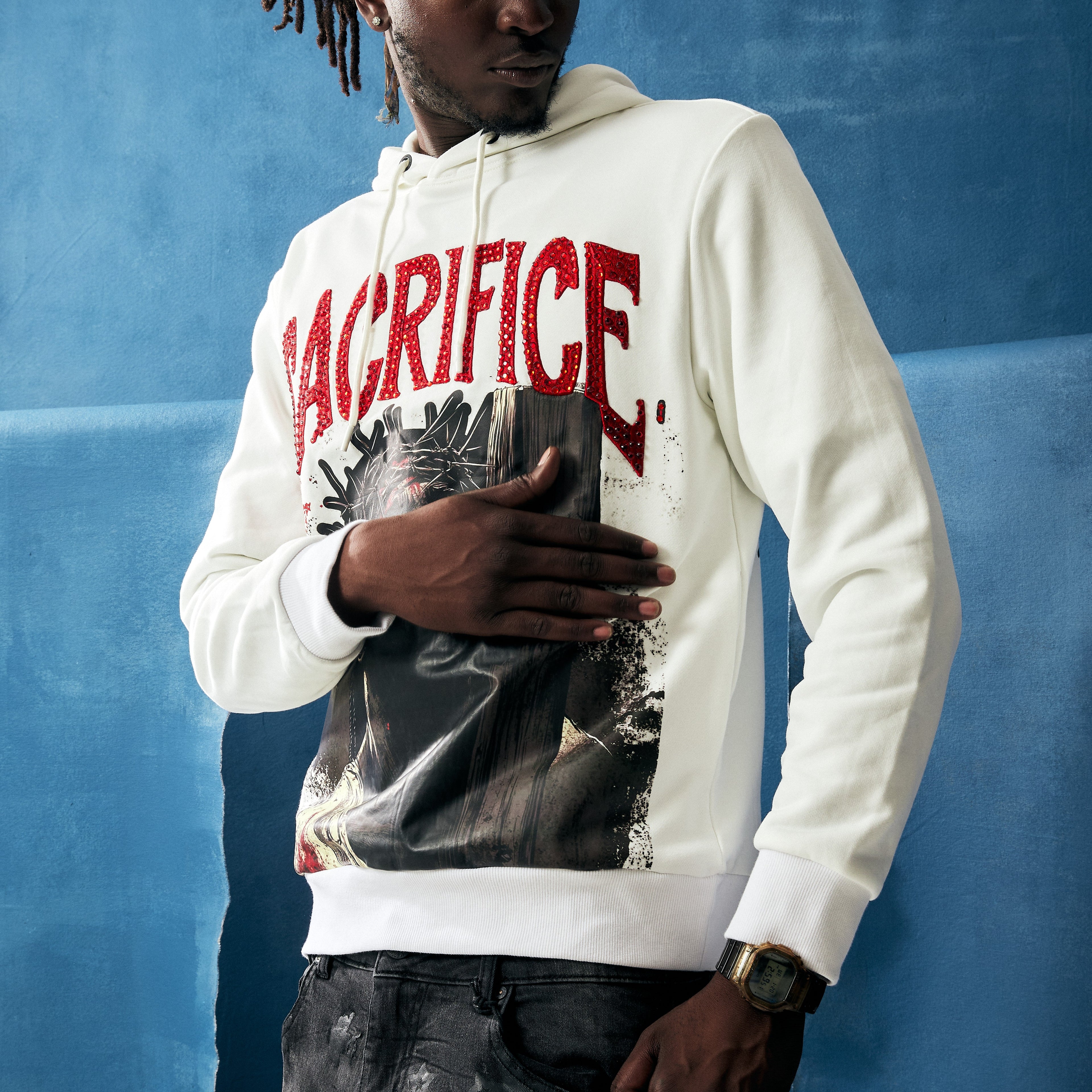 SACRIFICE HOODIE - OATMEAL