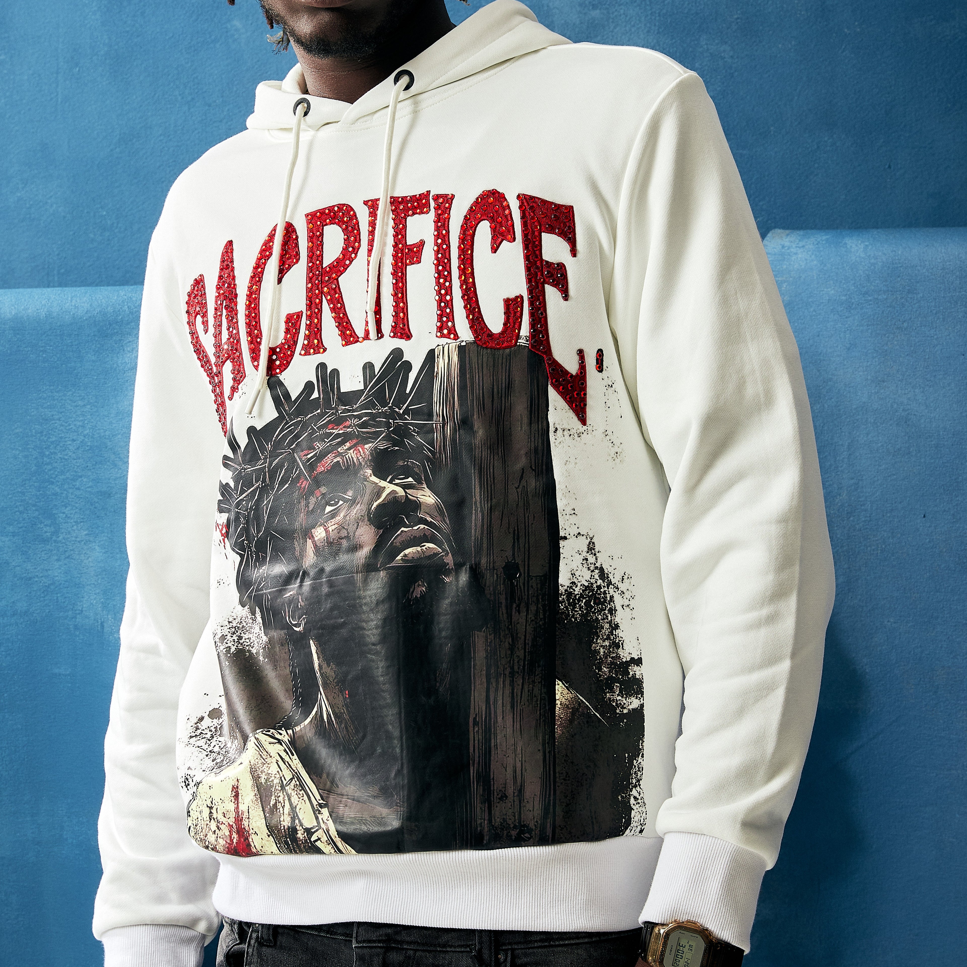 SACRIFICE HOODIE - OATMEAL