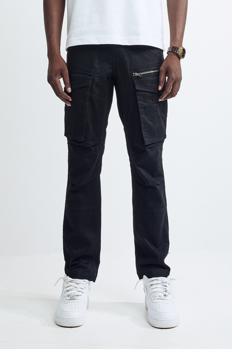 CARGO PANTS - BLACK