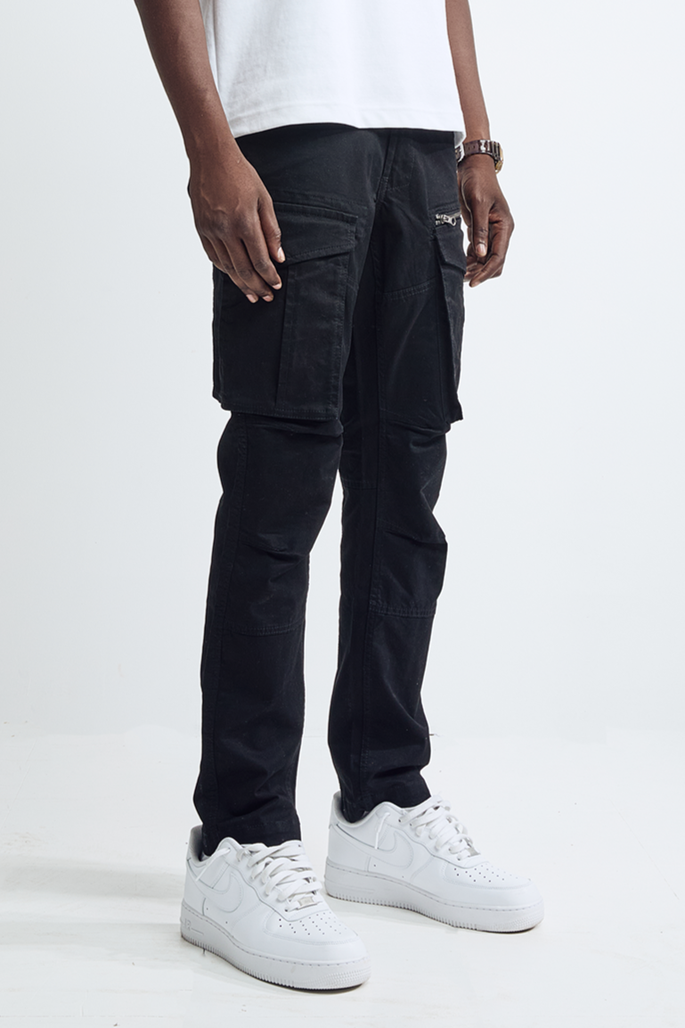CARGO PANTS - BLACK