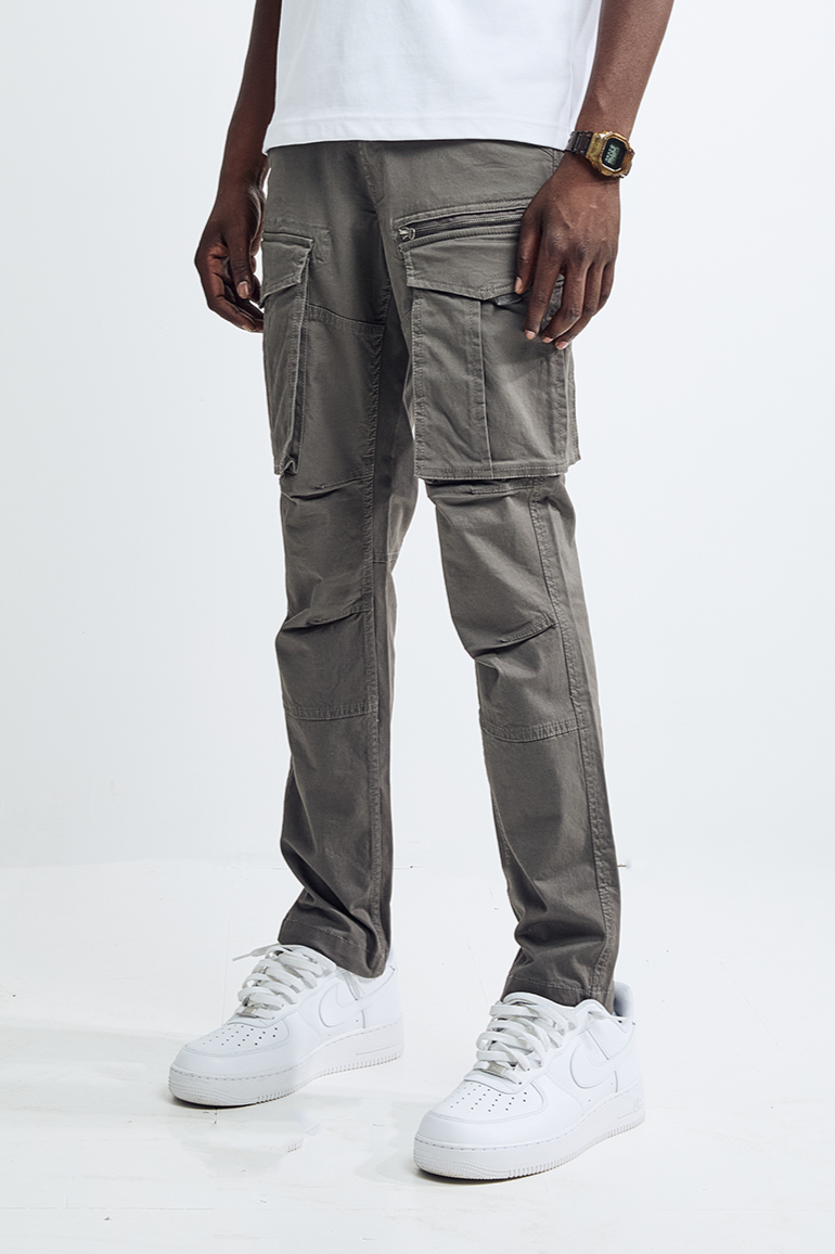 CARGO PANTS - CHARCOAL