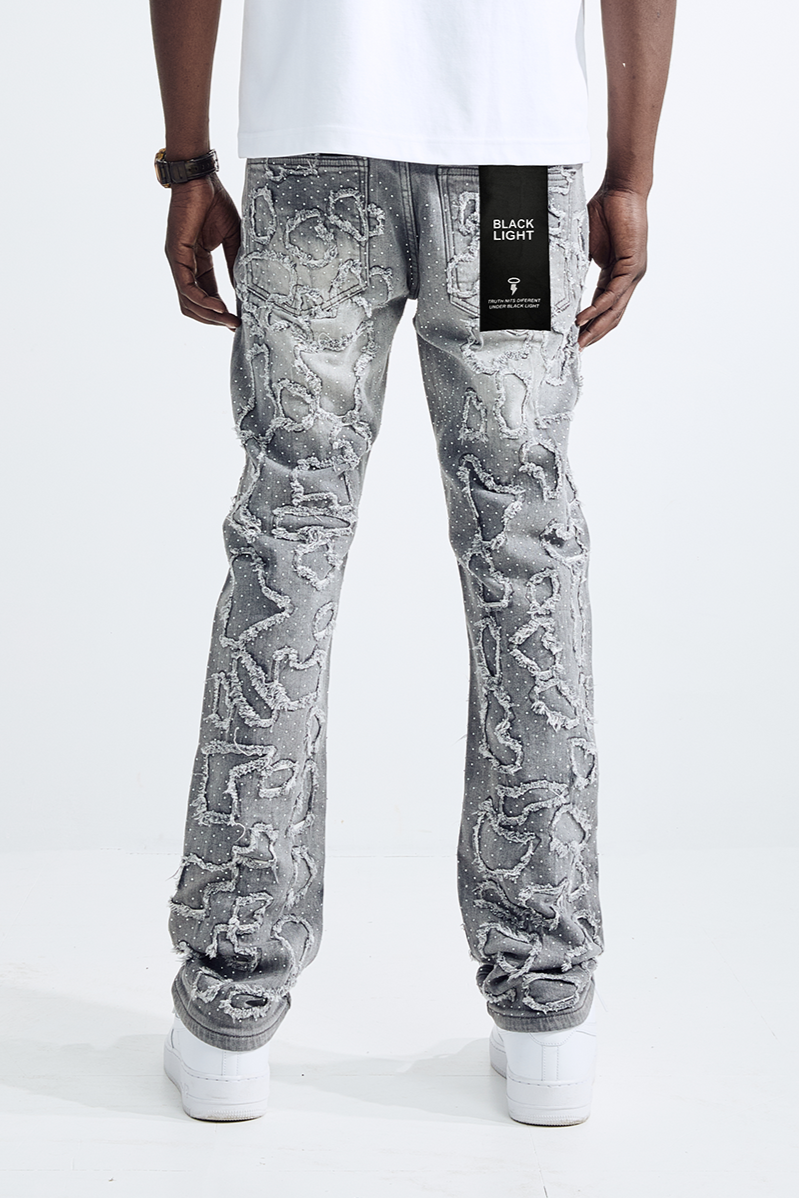 Tetris Jeans - Grey