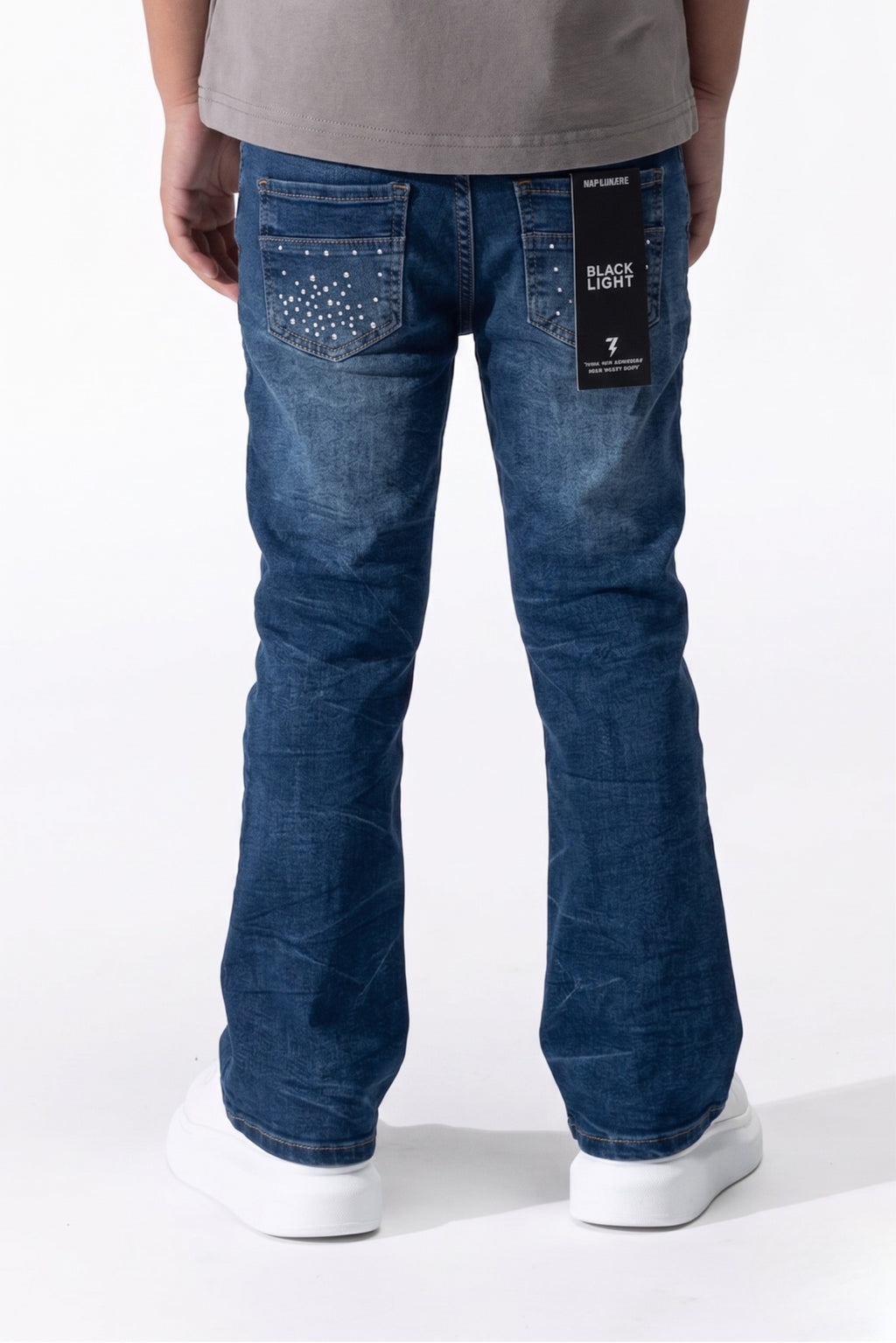 BOY'S SUPER STAR JEANS - MEDIUM BLUE
