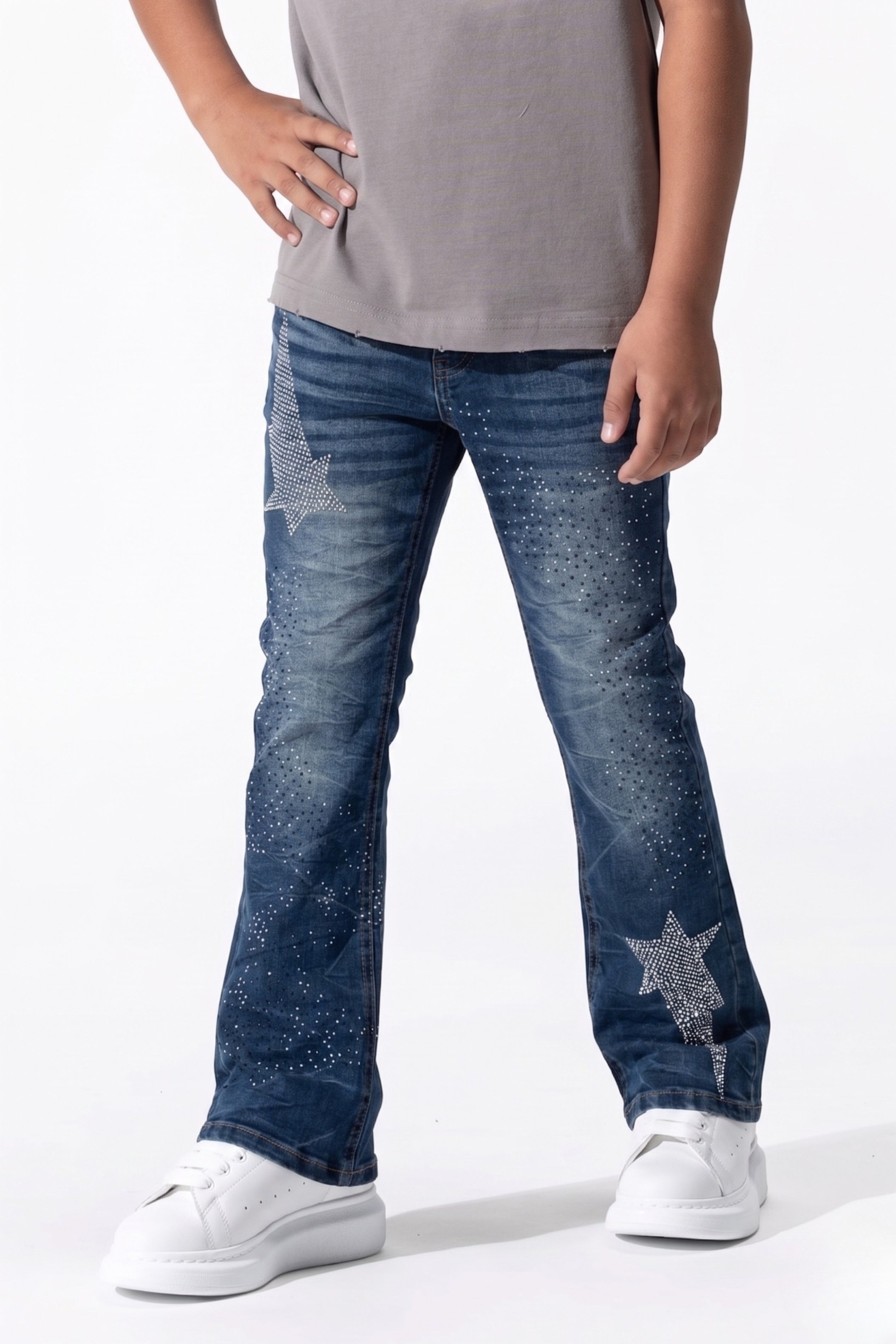 BOY'S SUPER STAR JEANS - MEDIUM BLUE