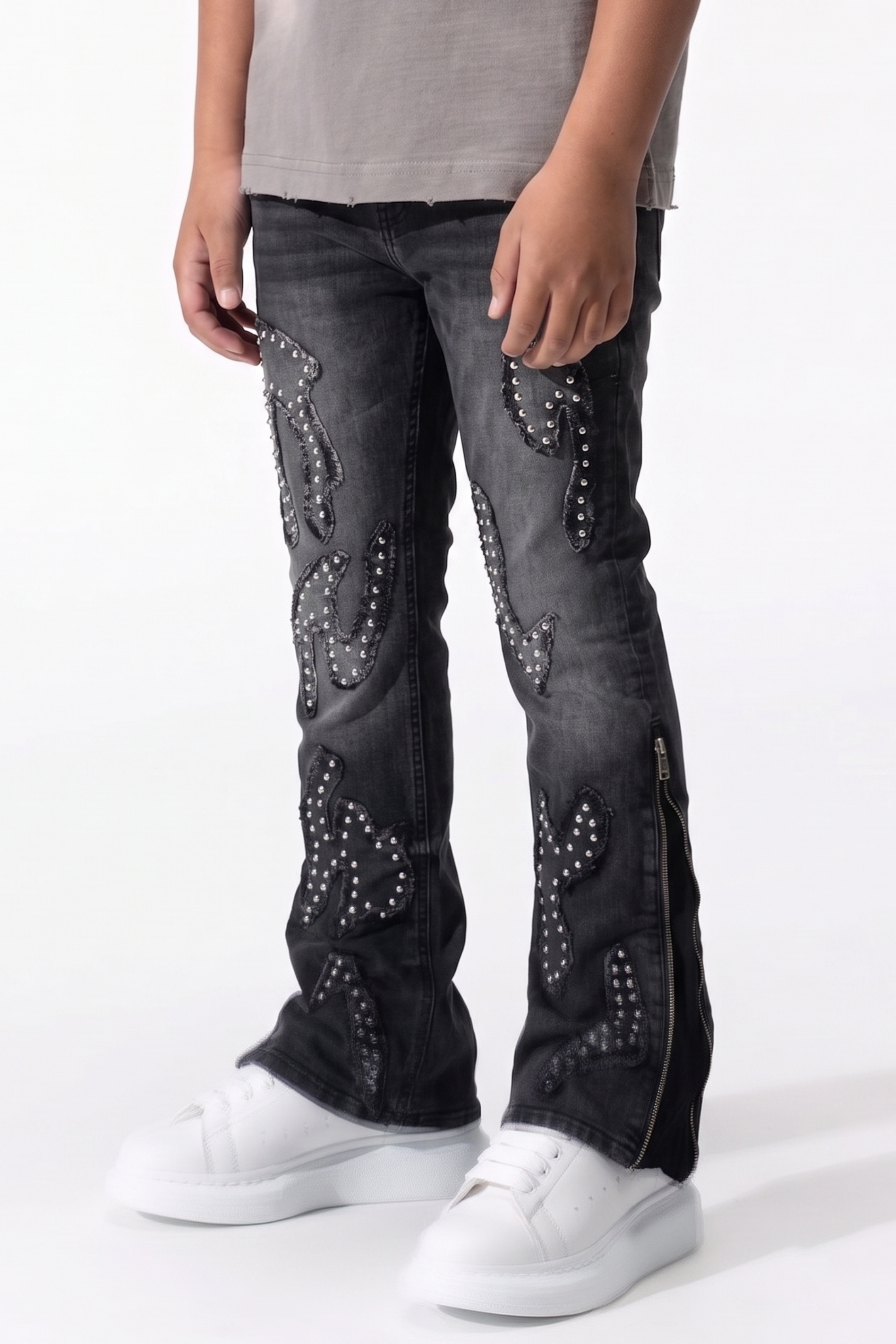 BOY'S META JEANS - BLACK