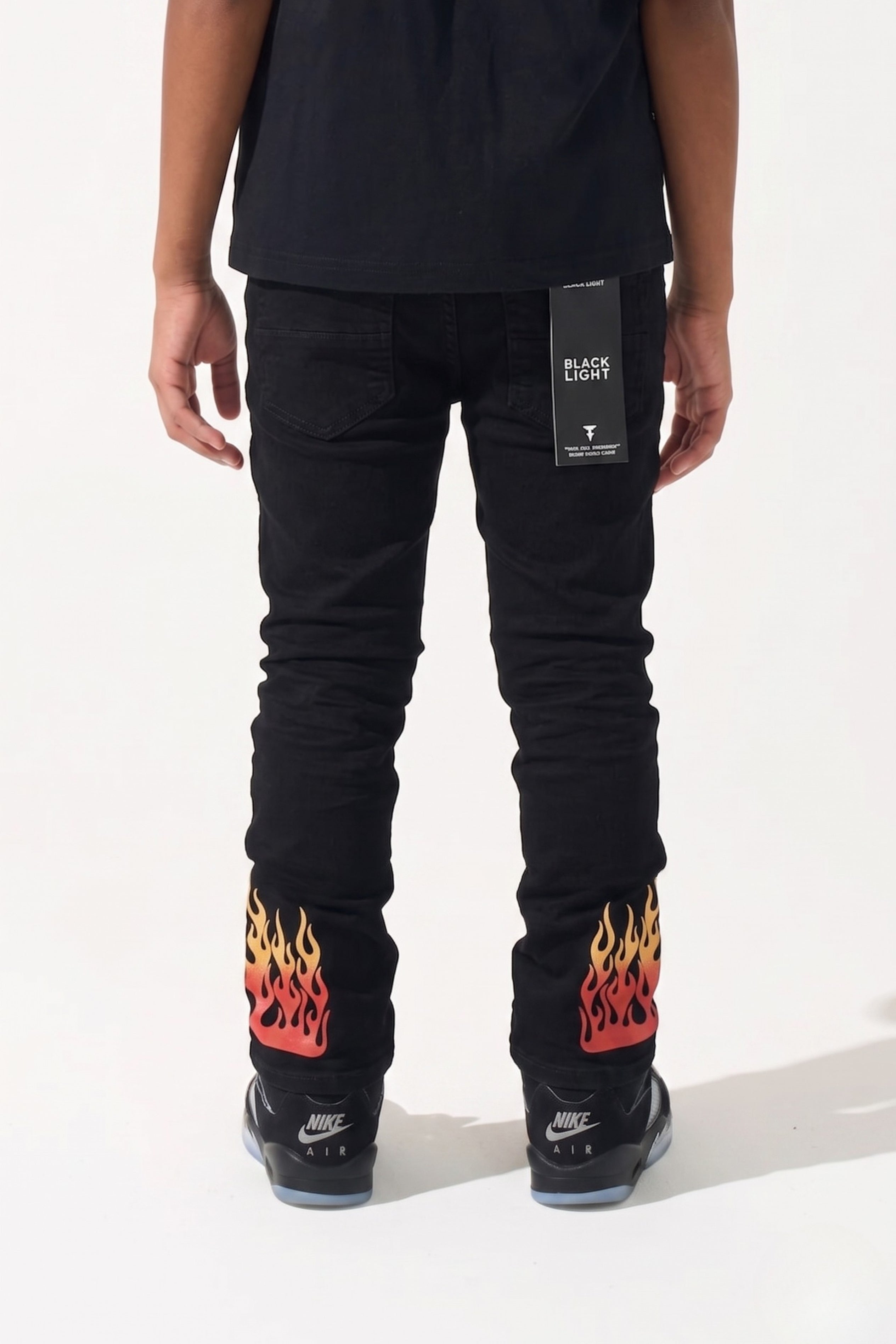 BOY'S FIERY JEANS - BLACK