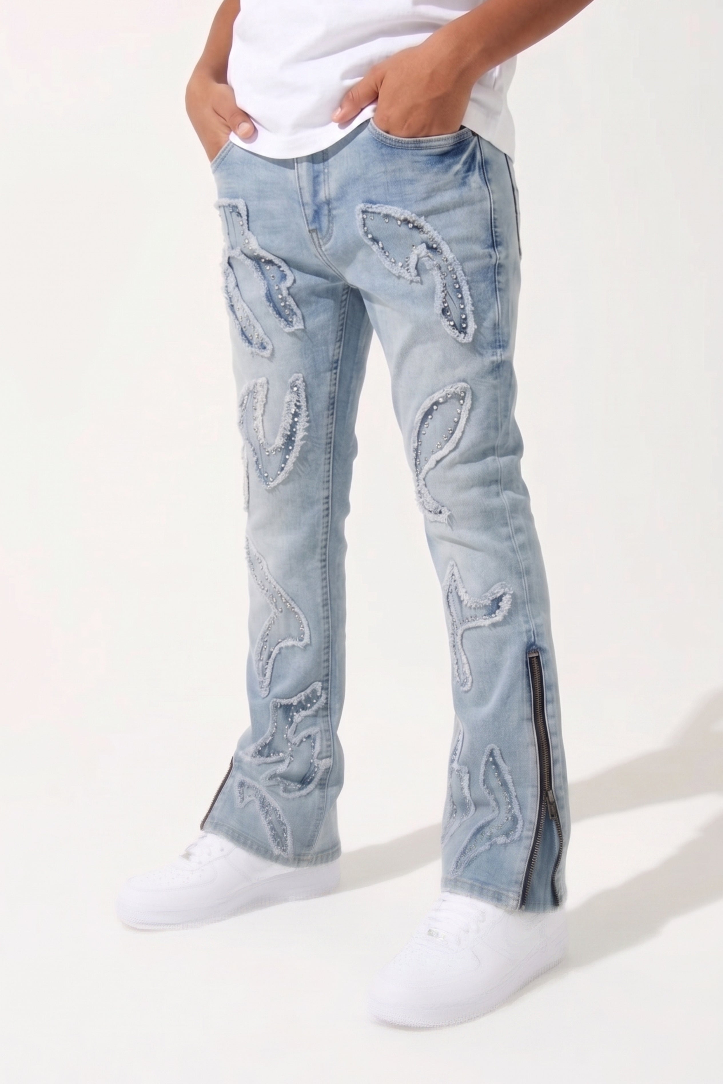 BOY'S META JEANS - LIGHT VINTAGE