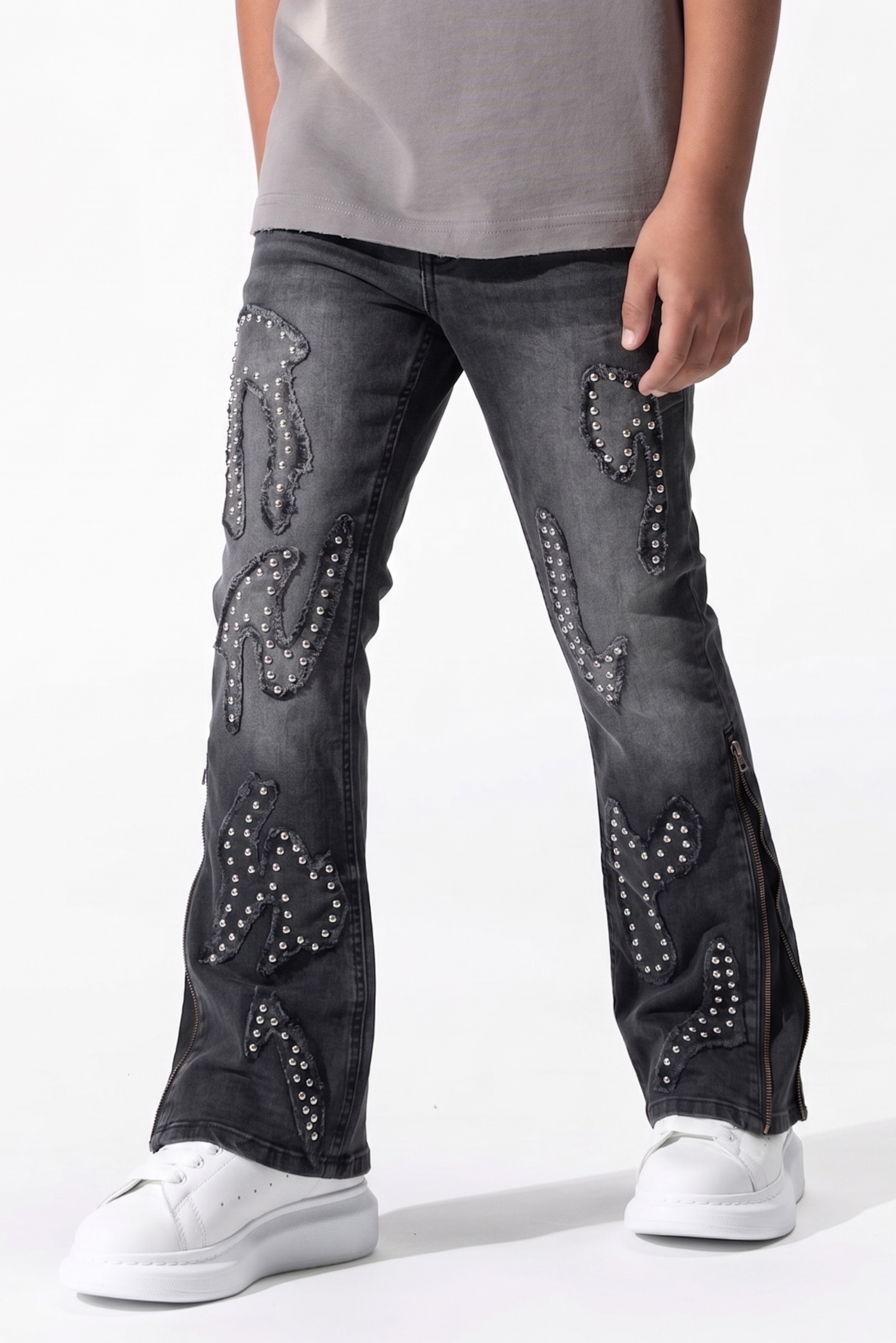 BOY'S META JEANS - BLACK