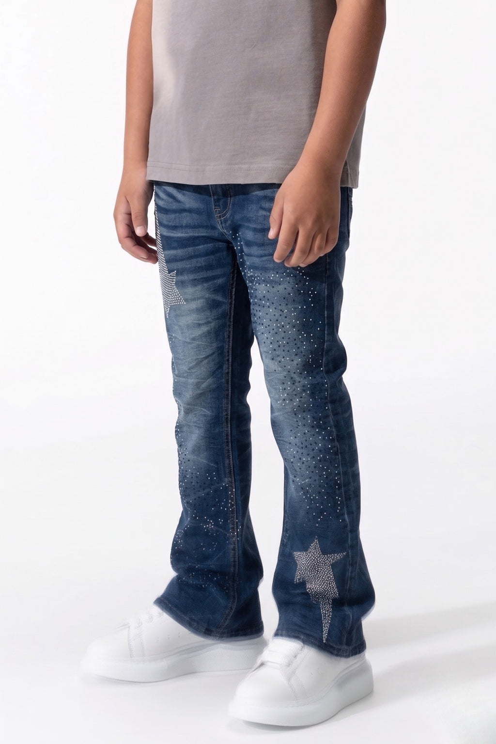 BOY'S SUPER STAR JEANS - MEDIUM BLUE