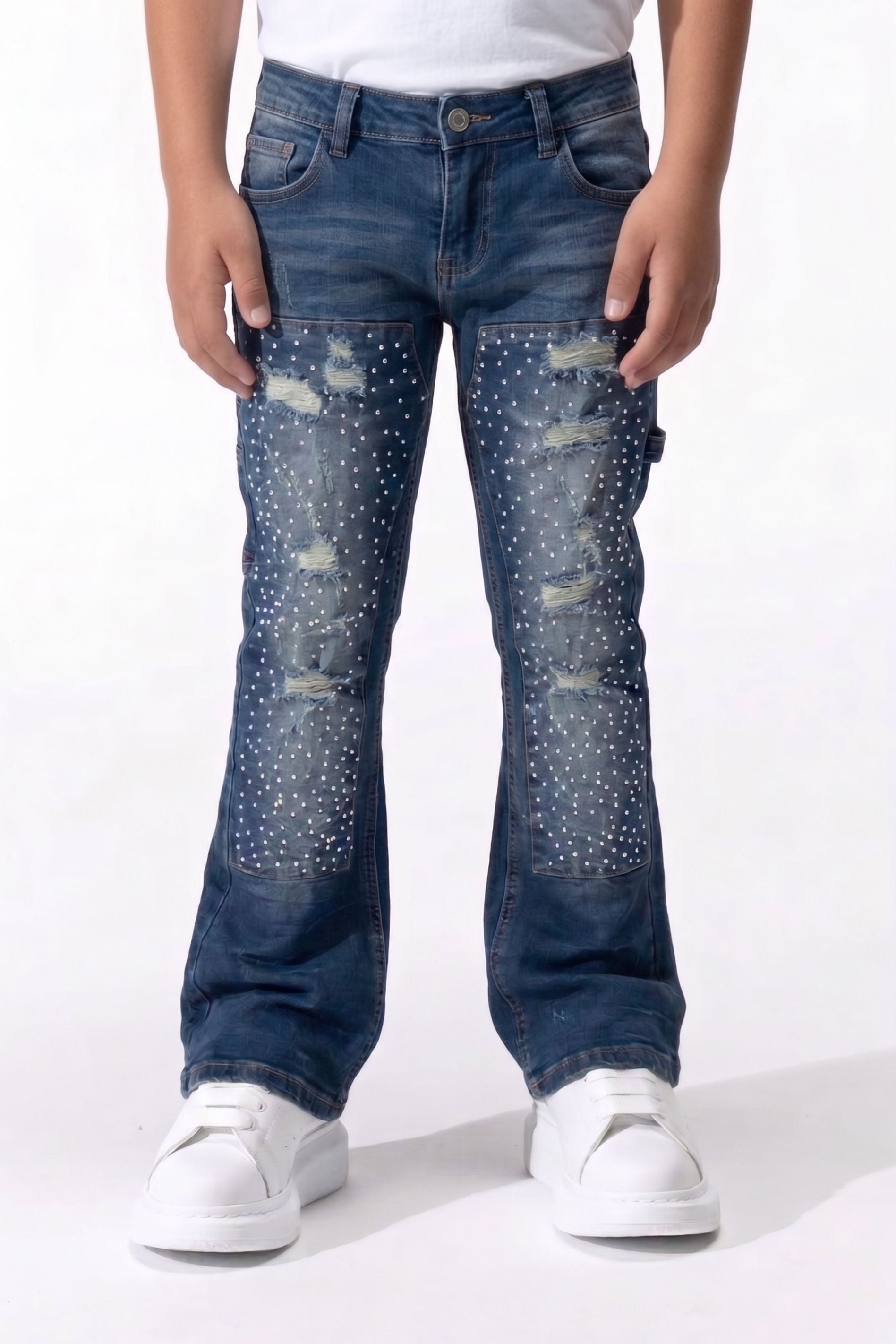 BOY'S RHINESTONE JEANS - DIRT VINTAGE