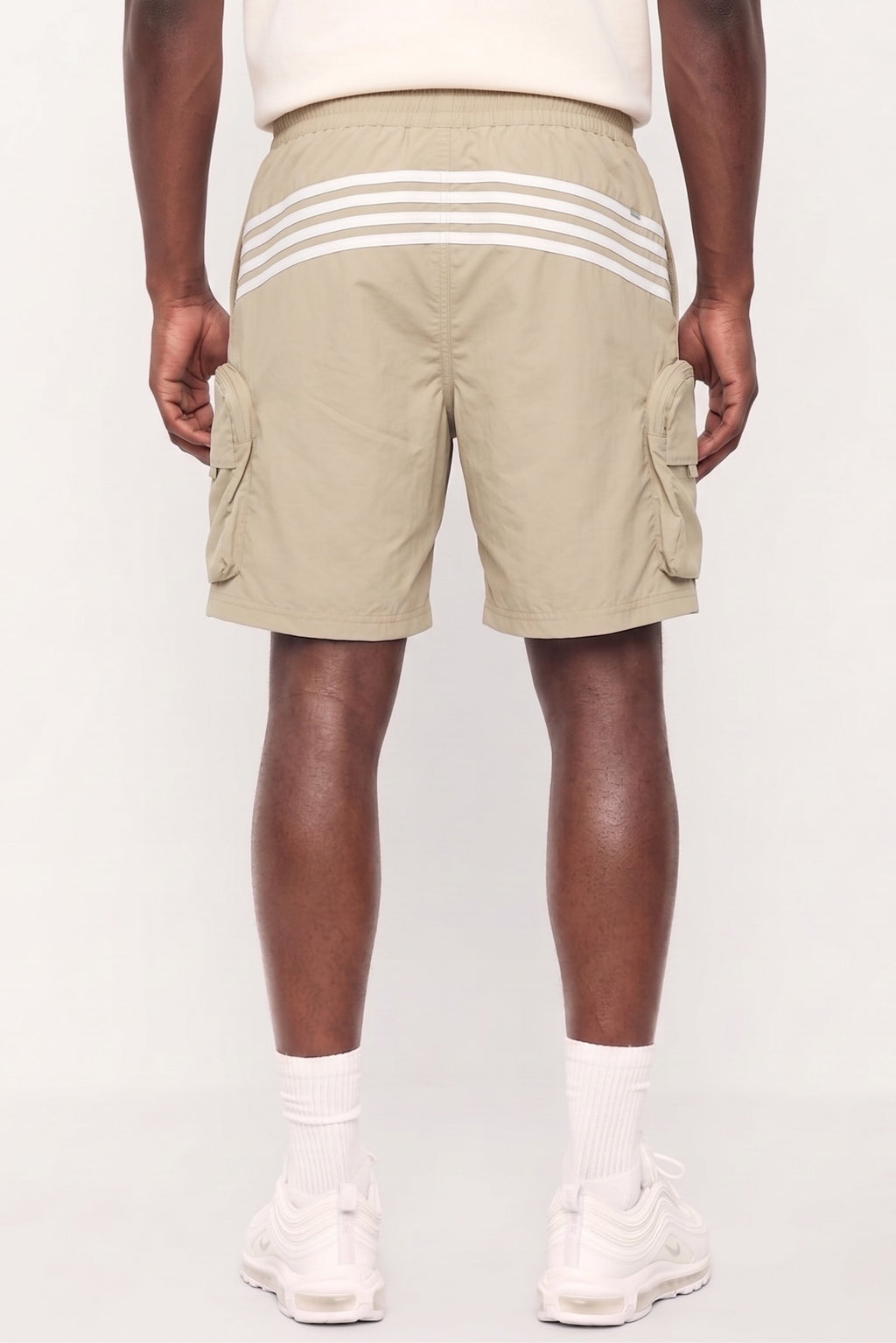 RACING SHORTS - TAN