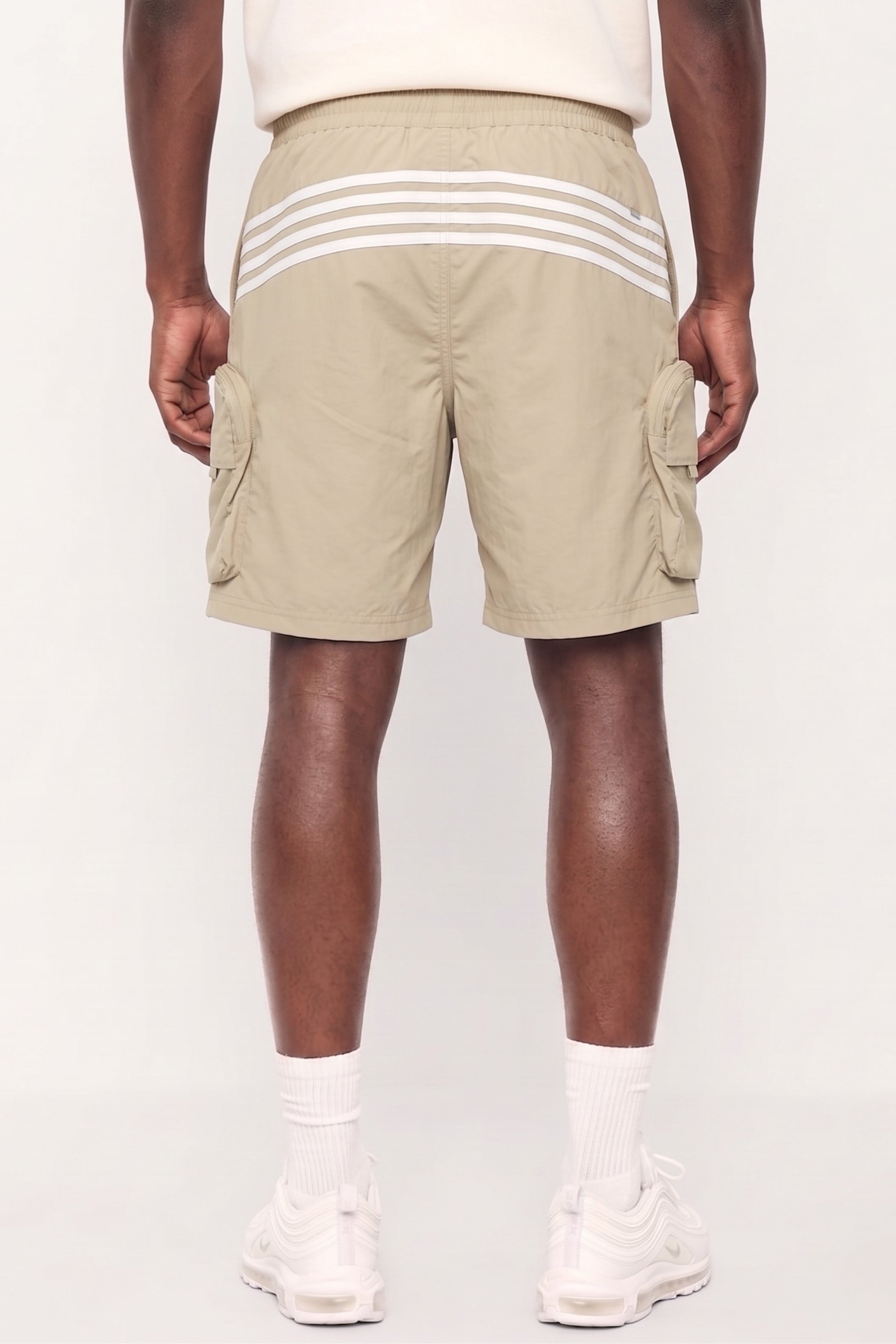 RACING SHORTS - TAN