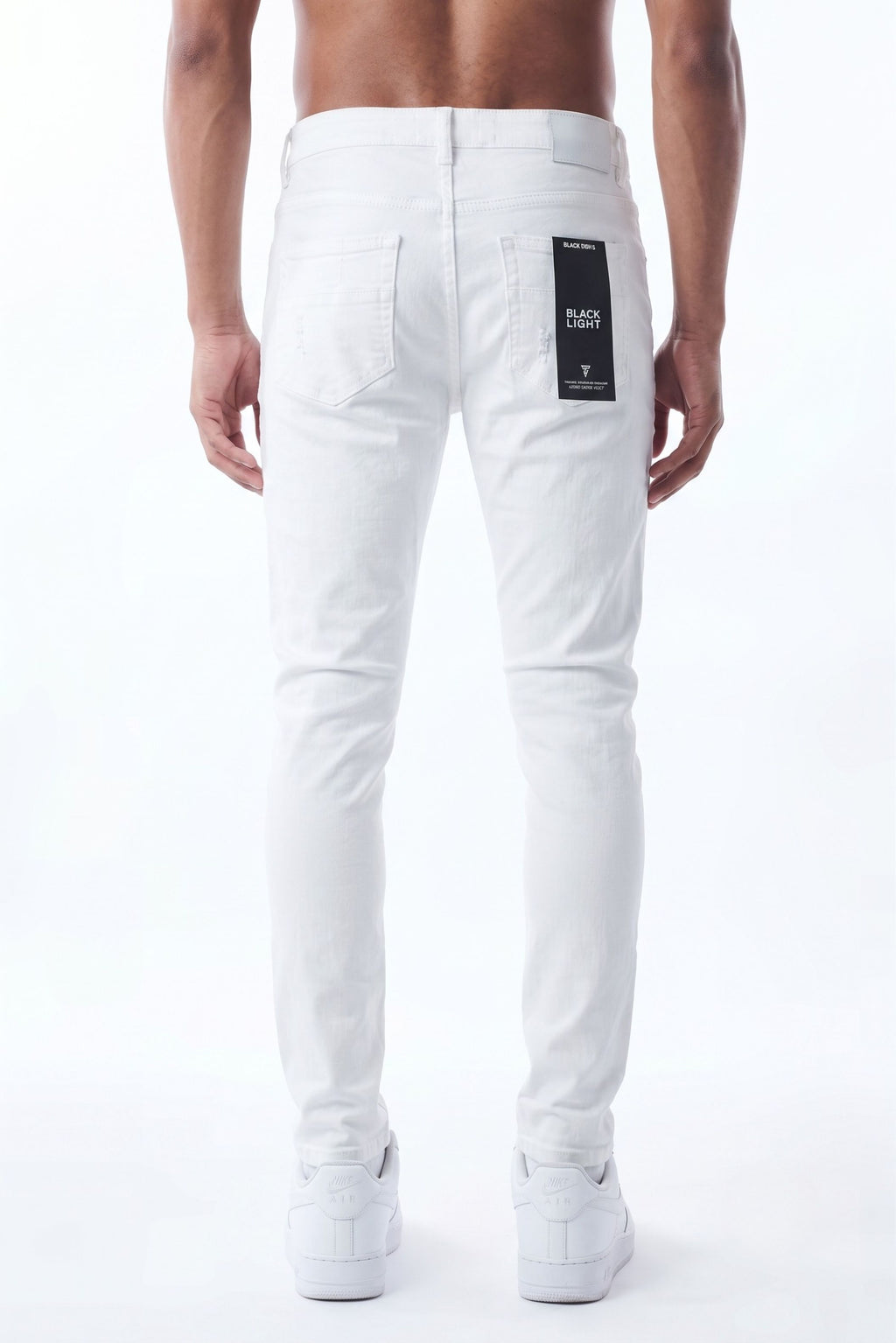 SLIM STRAIGHT JEAN - WHITE