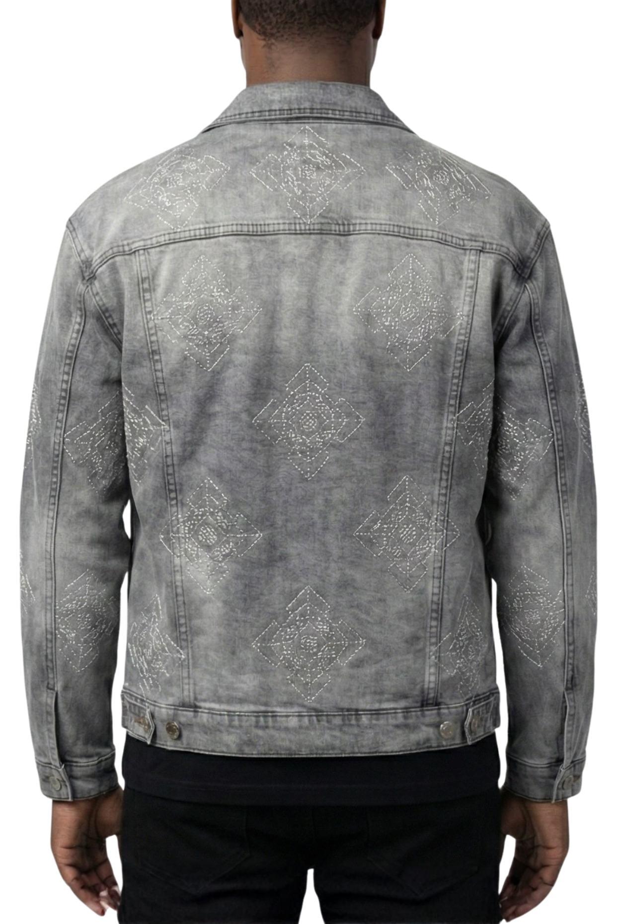 APPEARANCE DENIM JACKET - GRAY