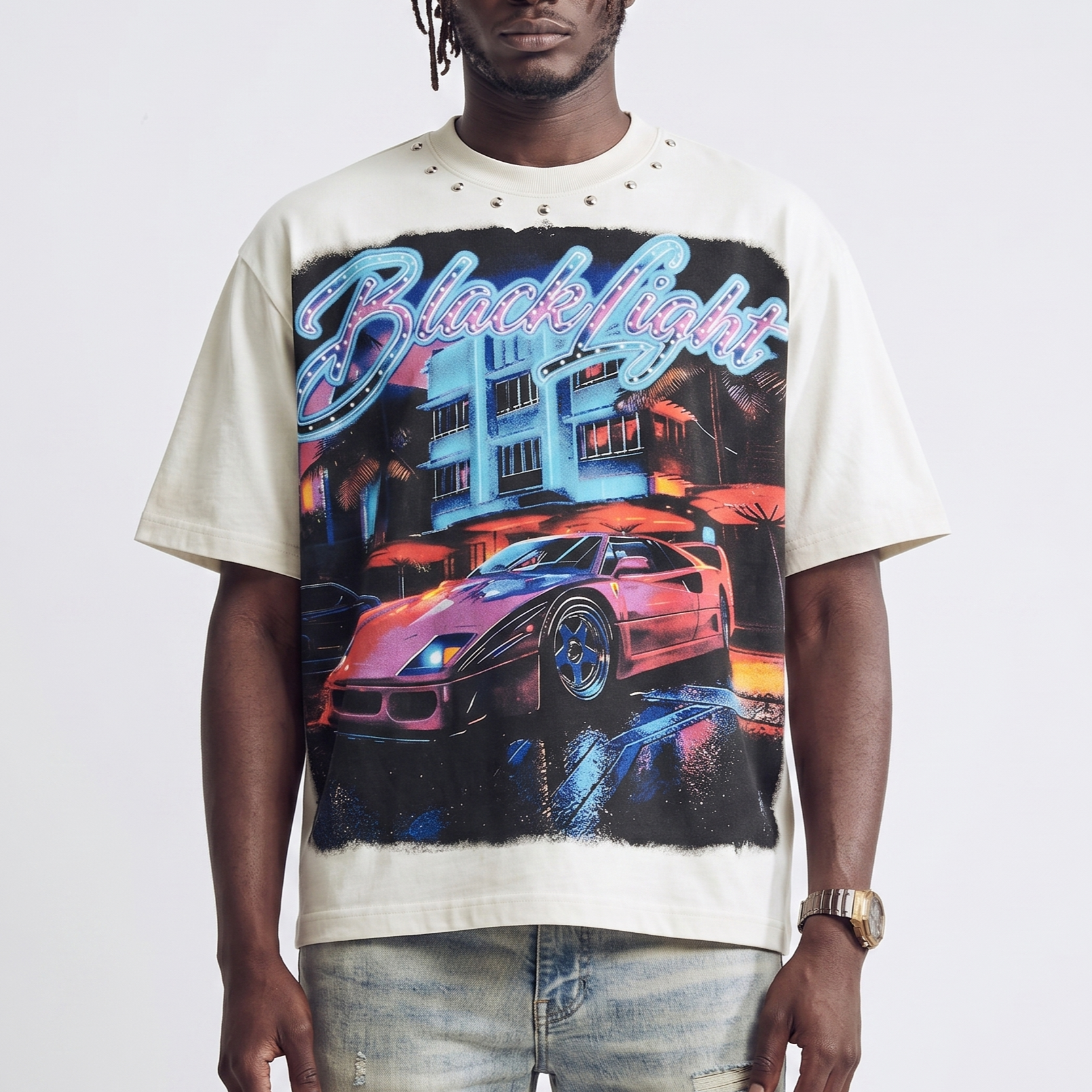 PORCHE TEE - CREAM