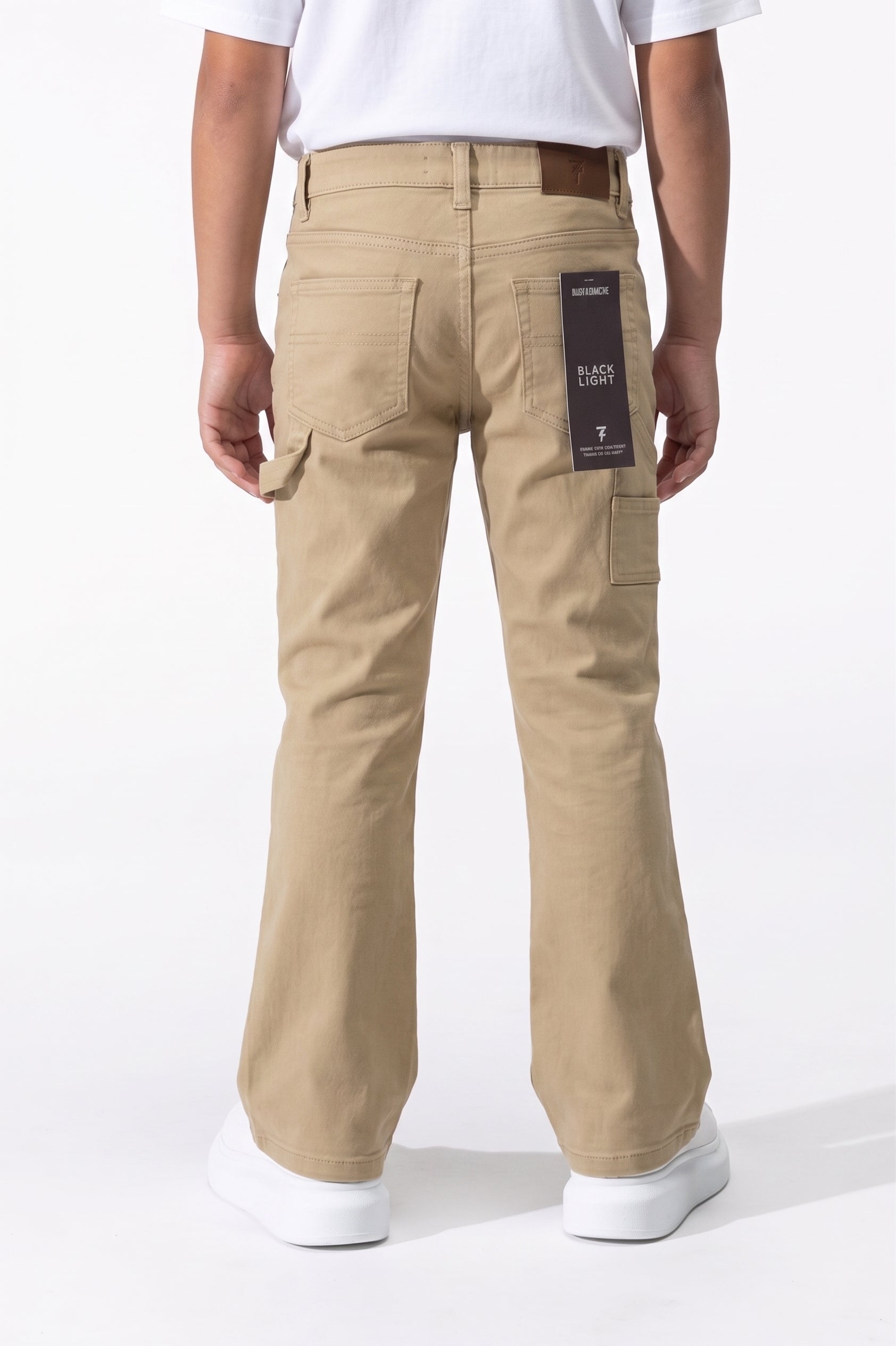 BOY'S RHINESTONE JEANS - KHAKI
