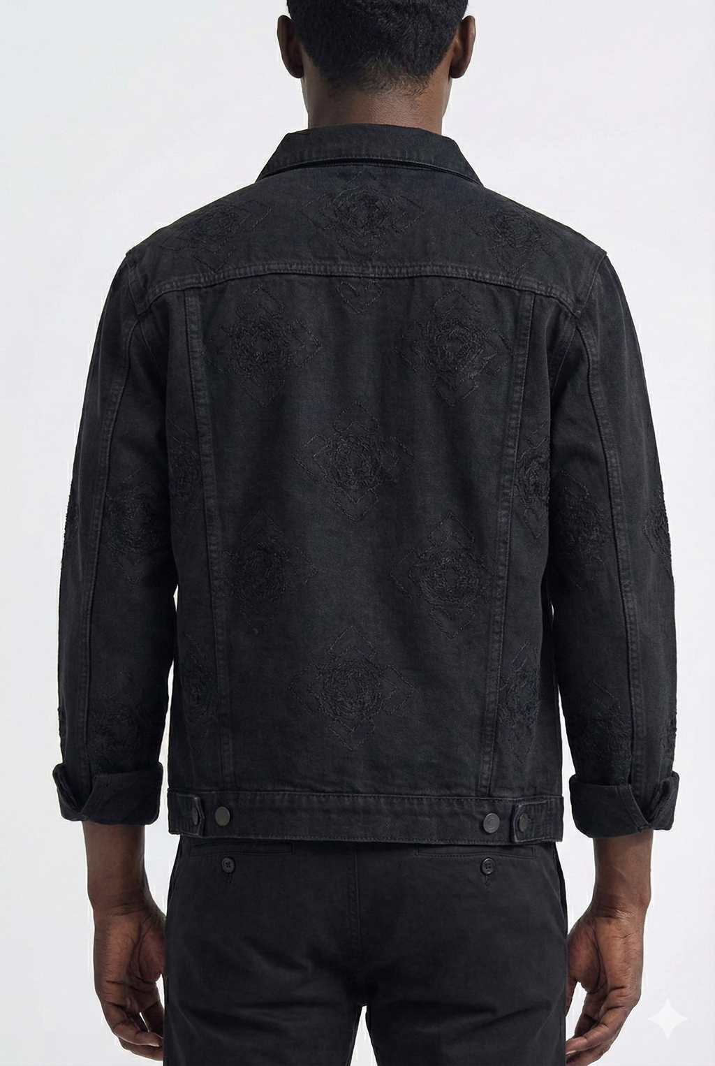 APPERANCE DENIM JACKET - JET BLACK