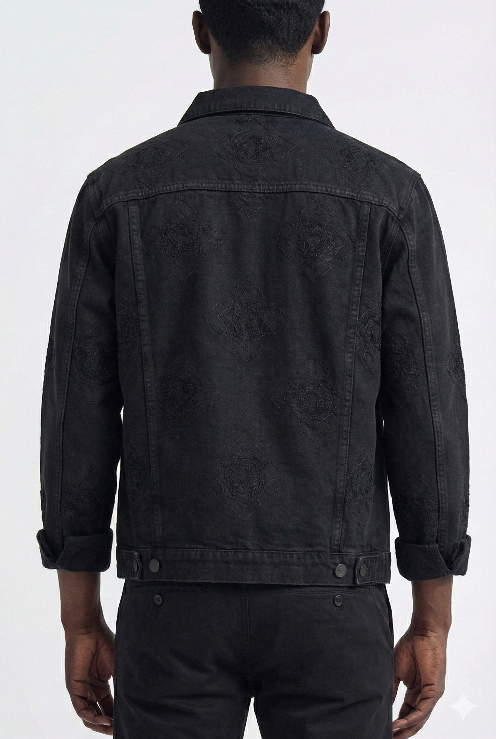APPERANCE DENIM JACKET - JET BLACK