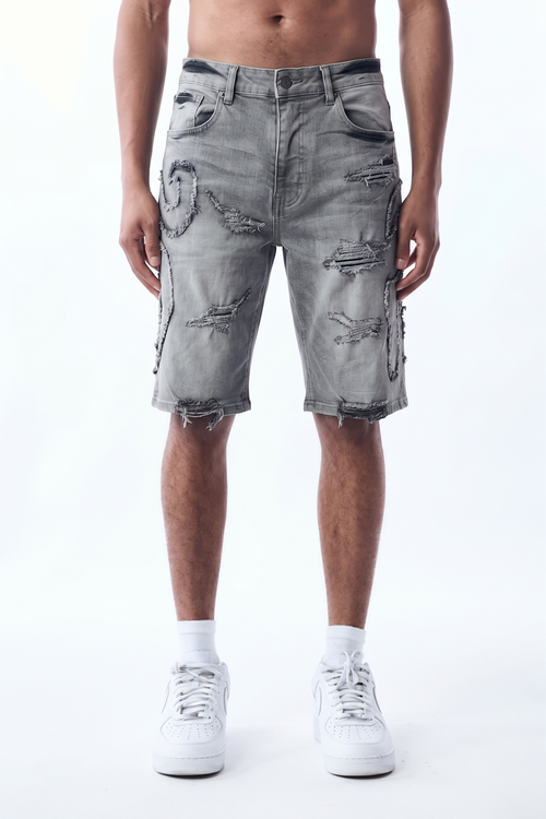 ASCENT SHORTS - LIGHT GREY