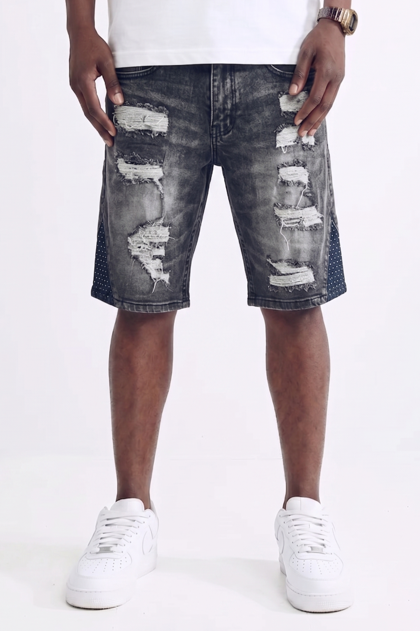 STARRY SHORTS - CEMENT GREY
