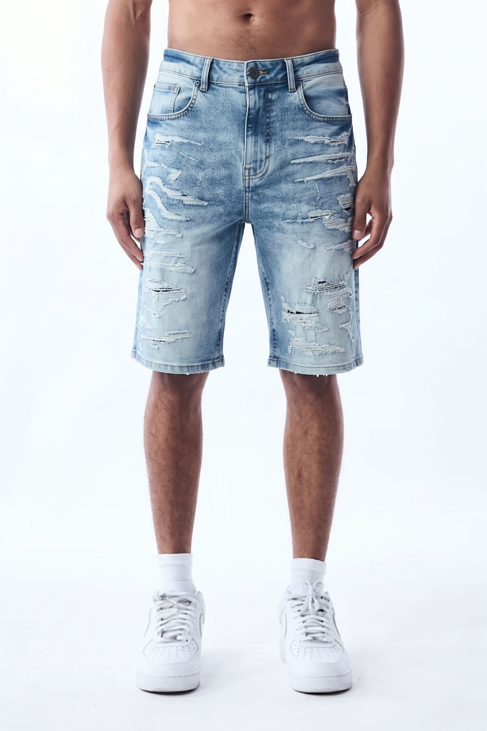 ESSENTIAL SHORTS - BLUE