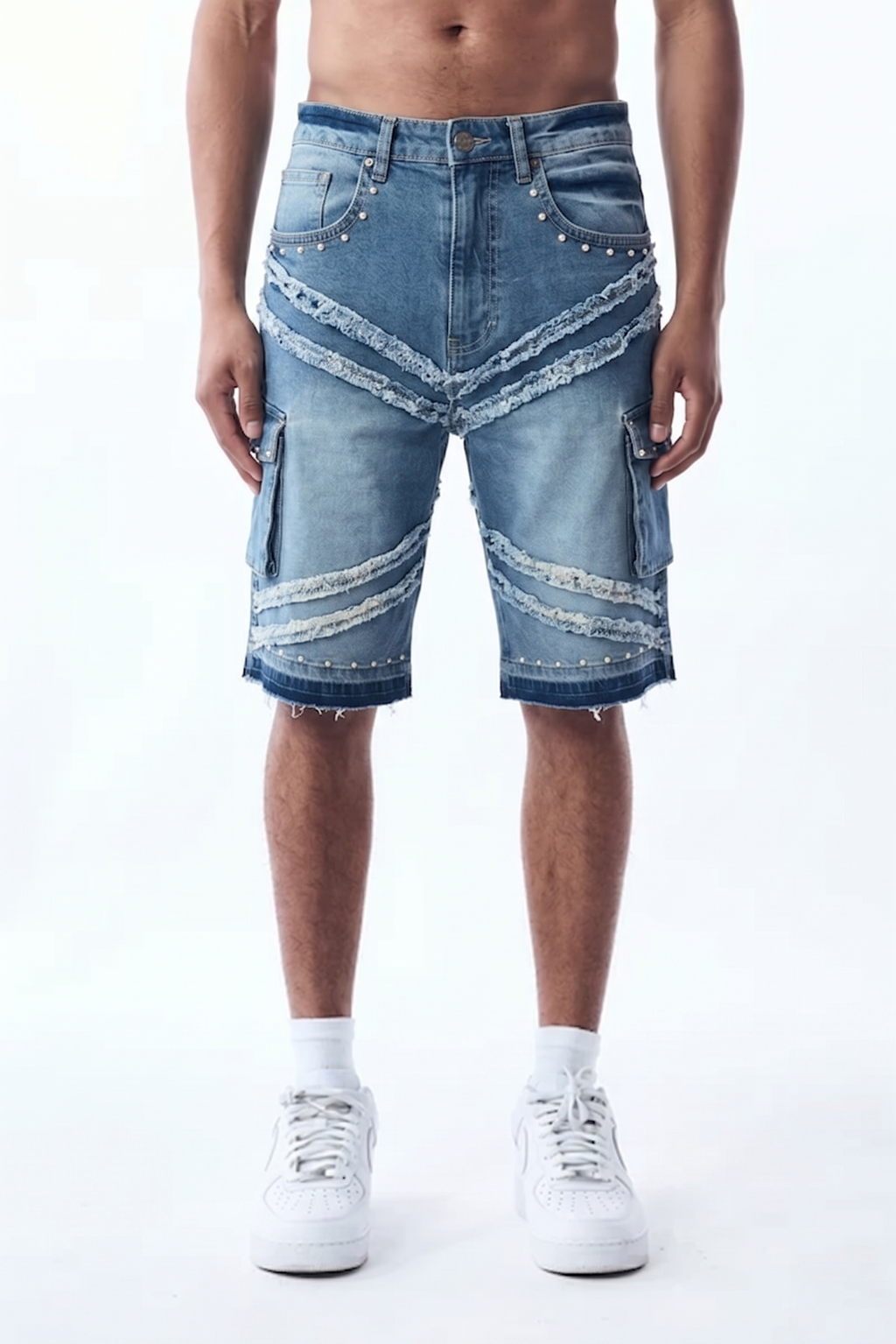 GROOVY SHORTS - ICE BLUE