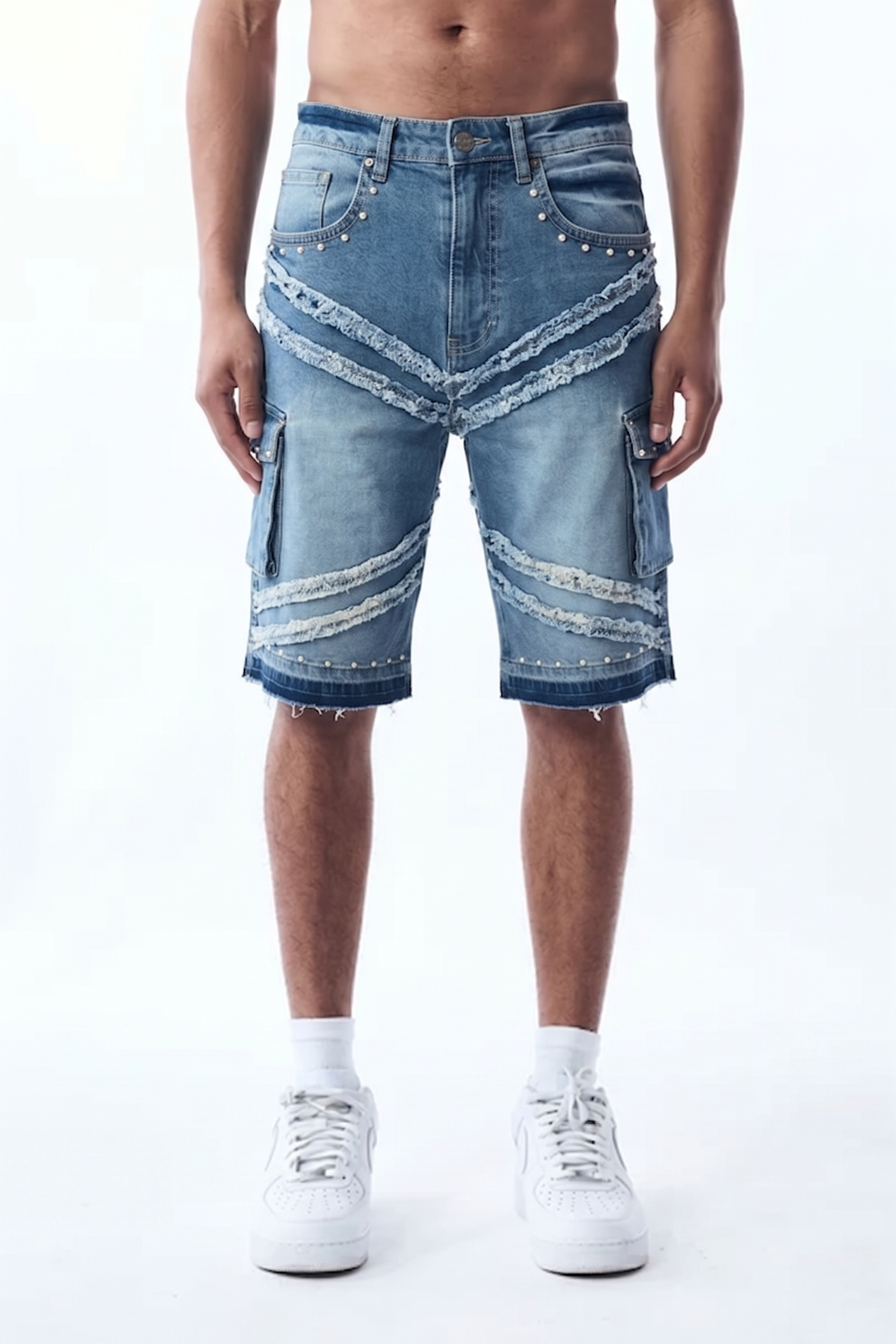 GROOVY SHORTS - ICE BLUE